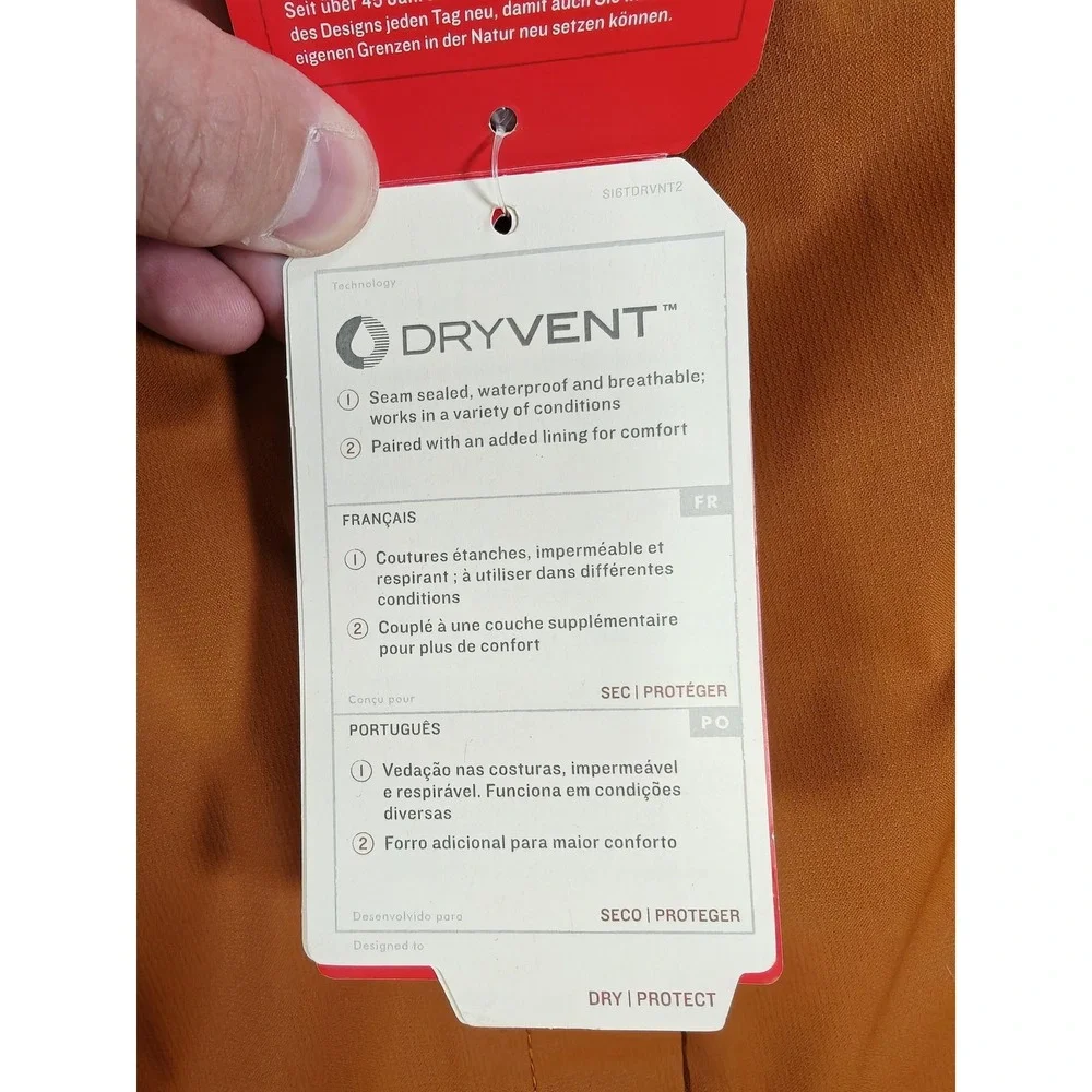 The North Face Jacket Mens Medium Caramel DryVent Mount Q Insulated‎ NF0A3XWH